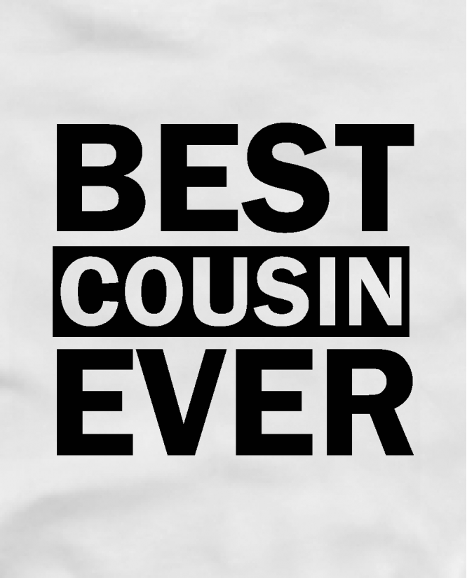  Marškinėliai Best cousin ever